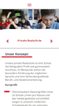 Mobile Screenshot of privaterealschule.de